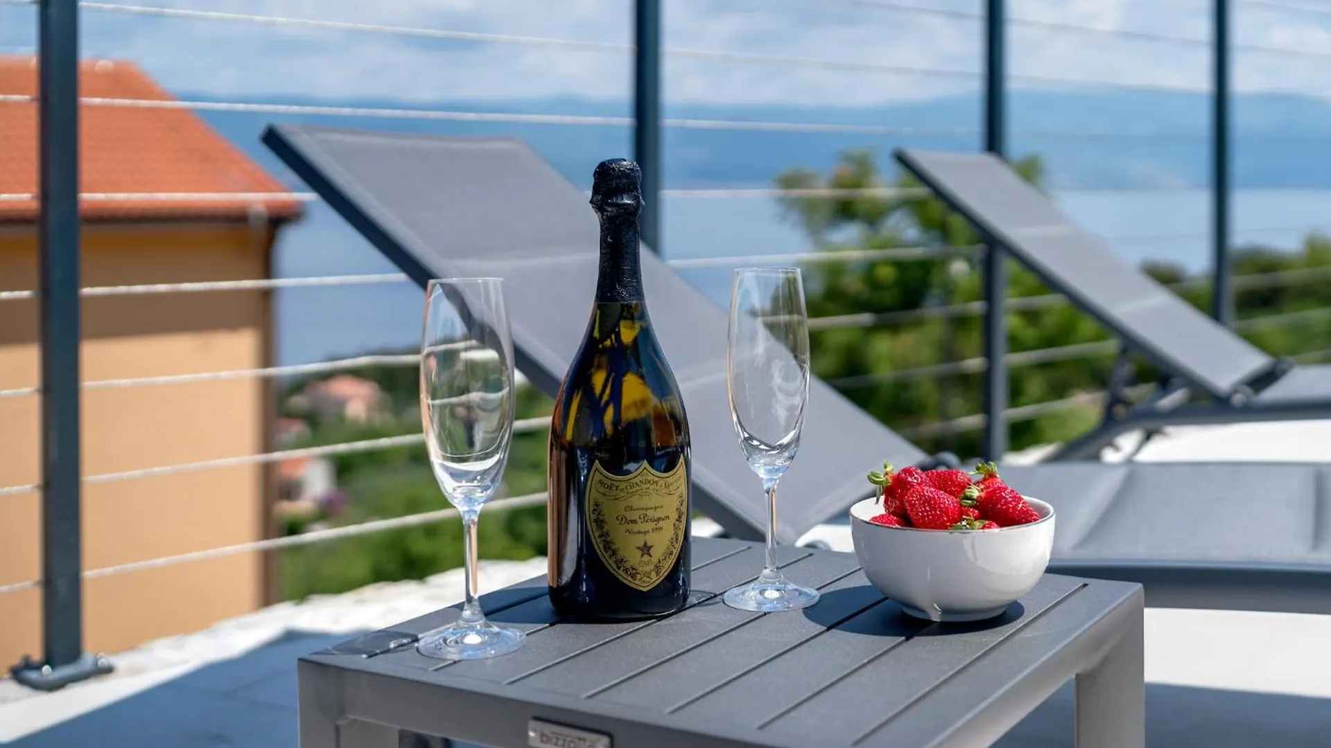 Luxury Villa Verbenico Hills- Amazing Sea View, Pool With Whirpool And Waterfall, Beach, In Famous Wine Region - Your Holiday With Style Vrbnik   Vrbnik (Primorje-Gorski Kotar)